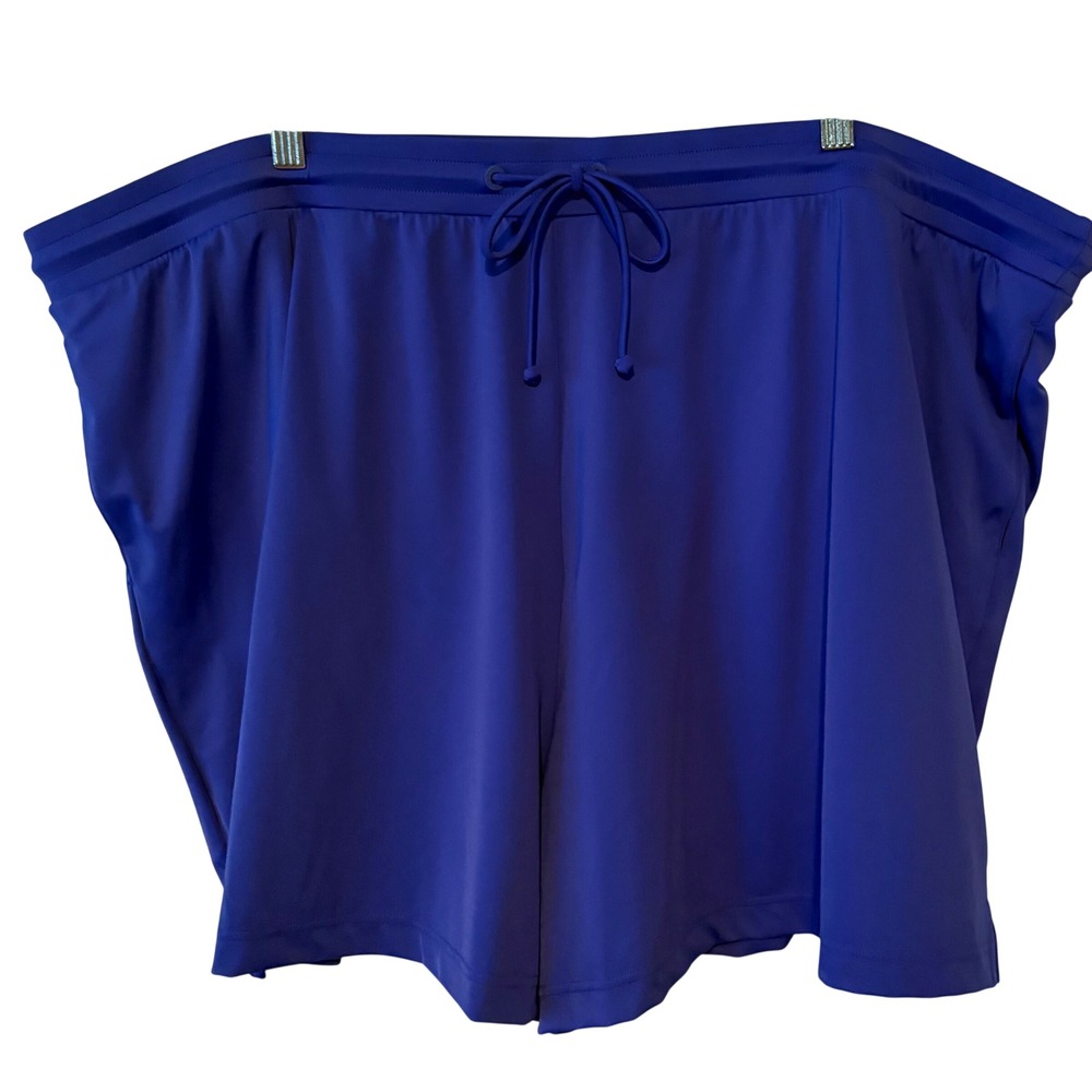 NWT L.L. Bean Royal Blue Activewear Sporty Pull On Shorts in Size 3X